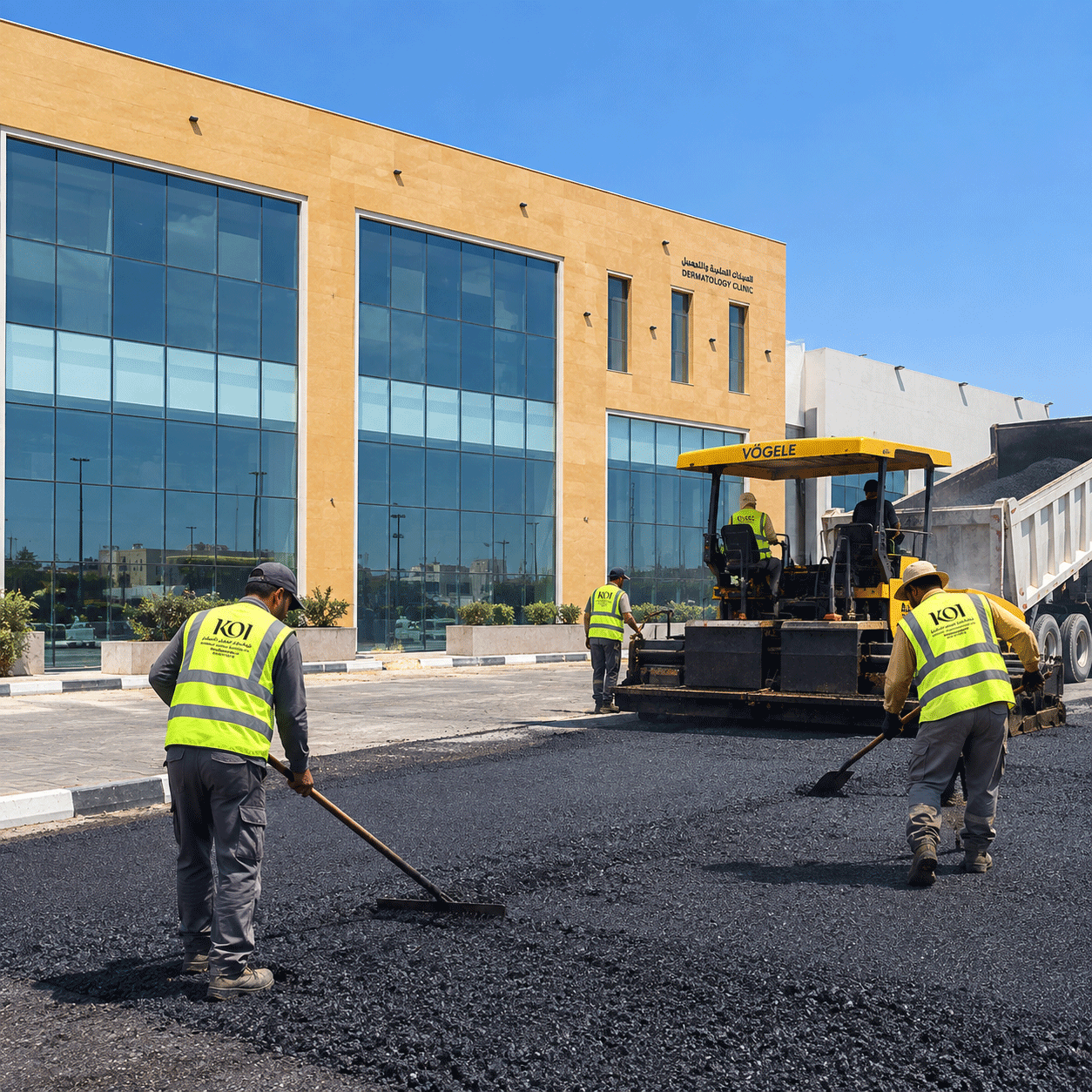 تطوير واجهات وتشطيبات مجمع تجاري